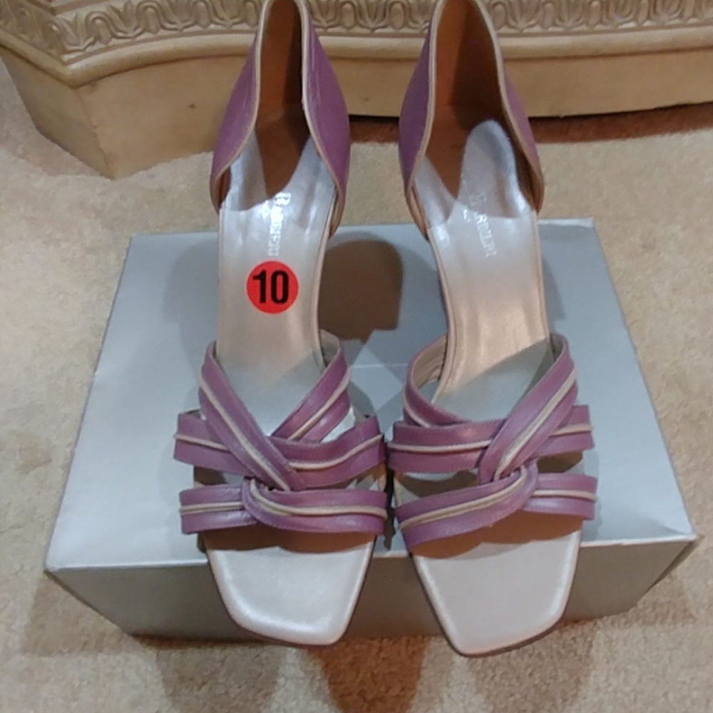 High-heeled sandal